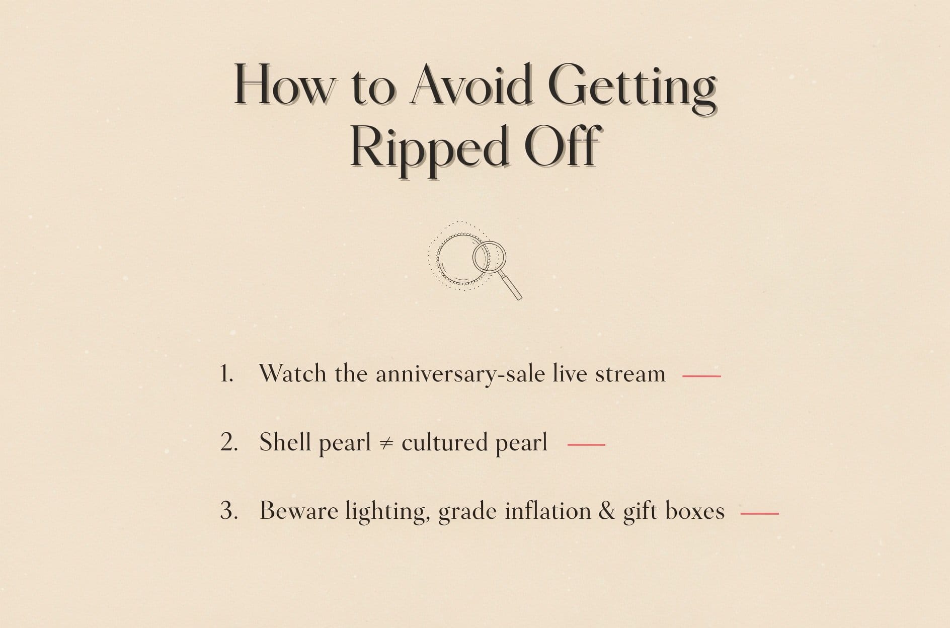 How to avoid getting ripped off when buying a pearl anniversary gift